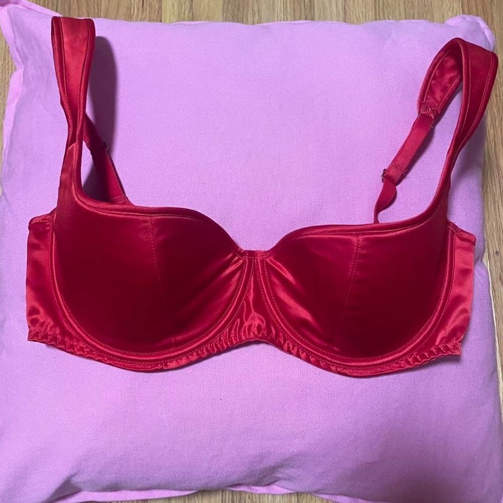 L’agent by Agent Provocateur Danita bra in red satin